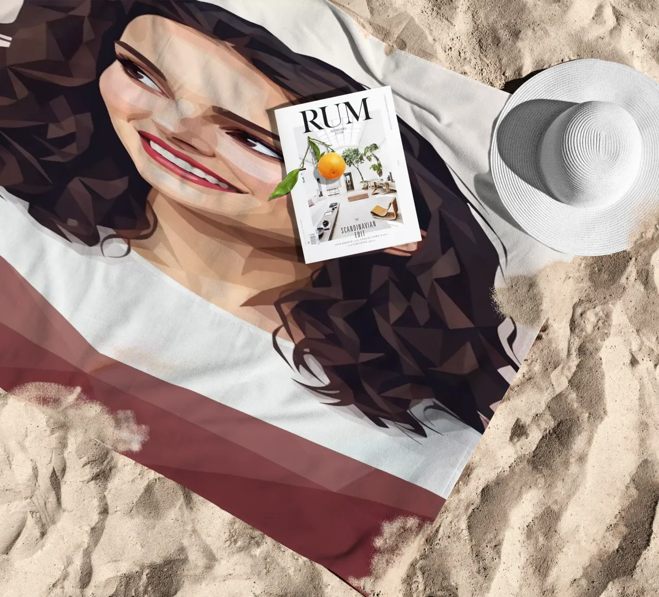 Natalie Portman Lowpoly telo mare da Low Profile