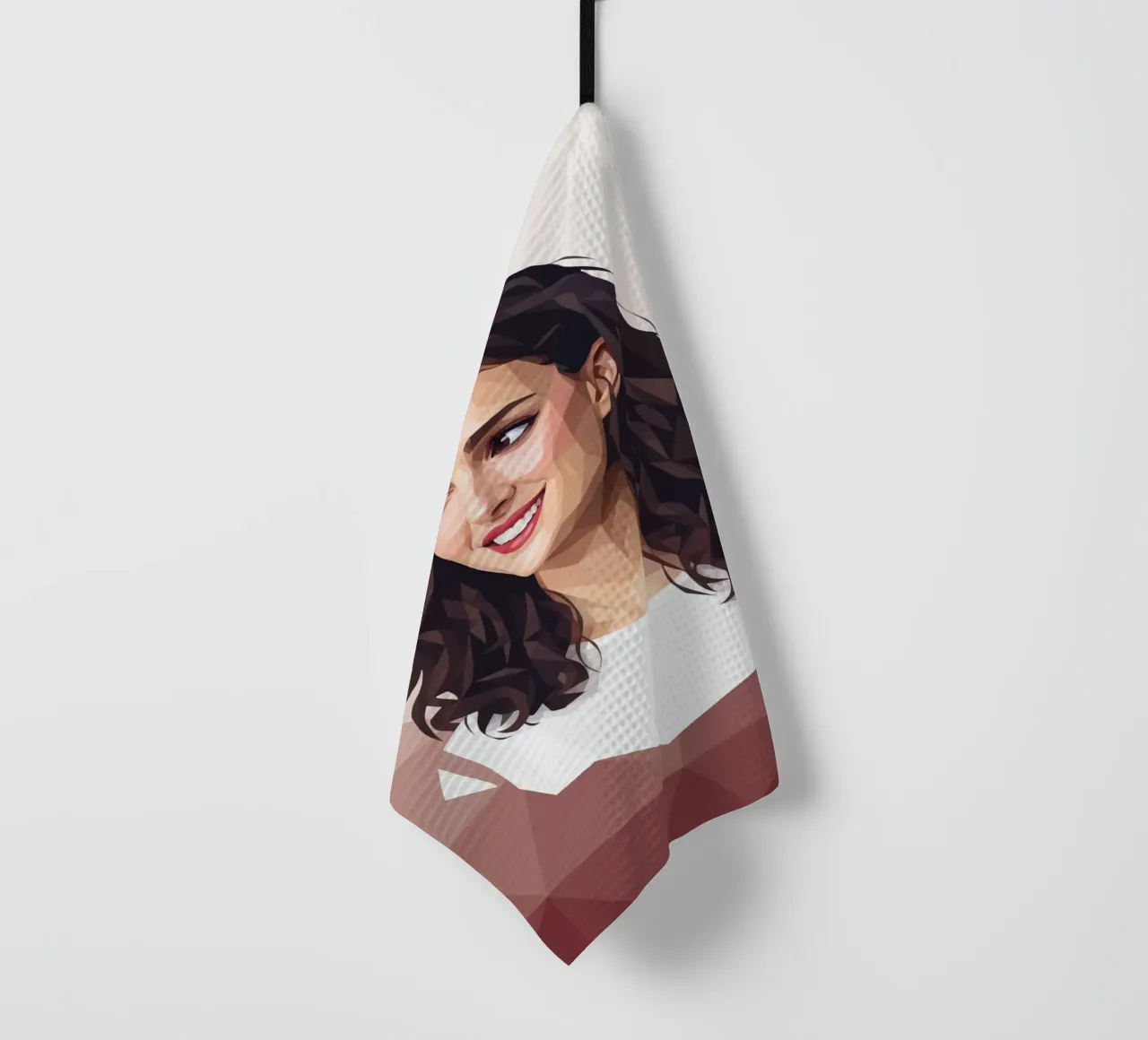 Natalie Portman Lowpoly canovaccio da cucina da Low Profile
