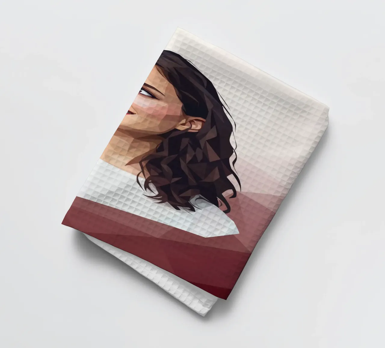 Natalie Portman Lowpoly canovaccio da cucina da Low Profile