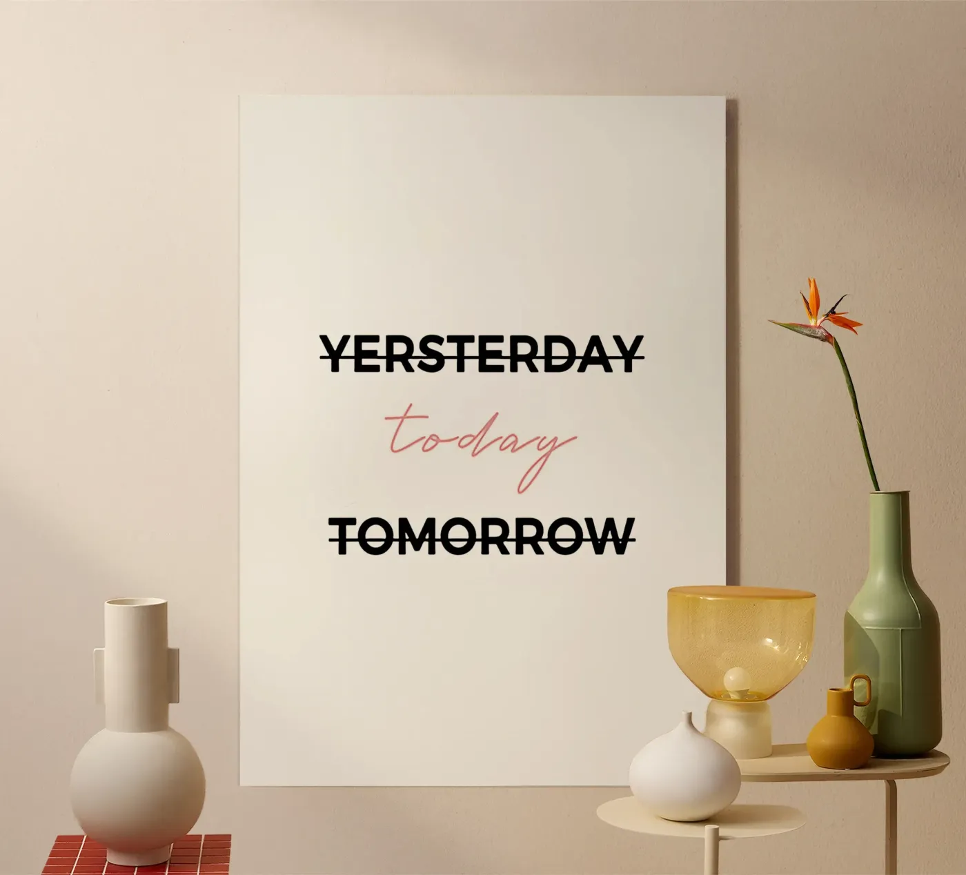 Vandaag acryl van Reece Scott