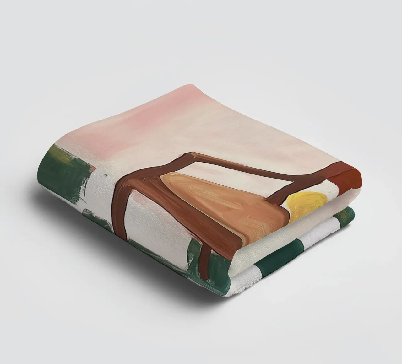 The Waiting Chair towel by BALIKA HOMES ART