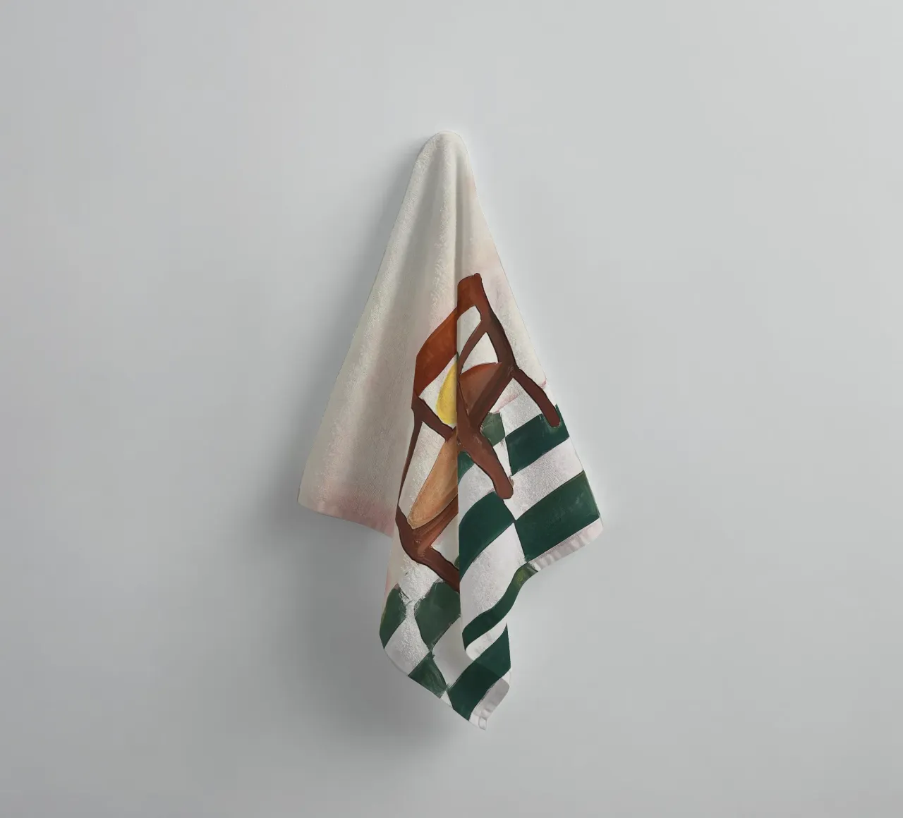 The Waiting Chair towel by BALIKA HOMES ART