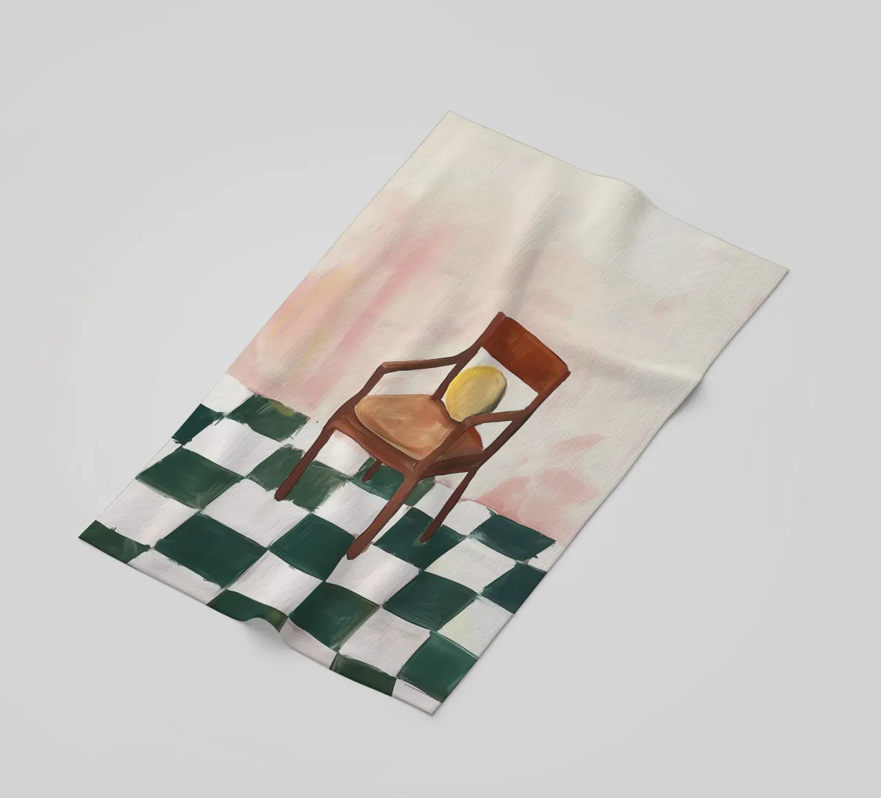 The Waiting Chair beach towel by BALIKA HOMES ART