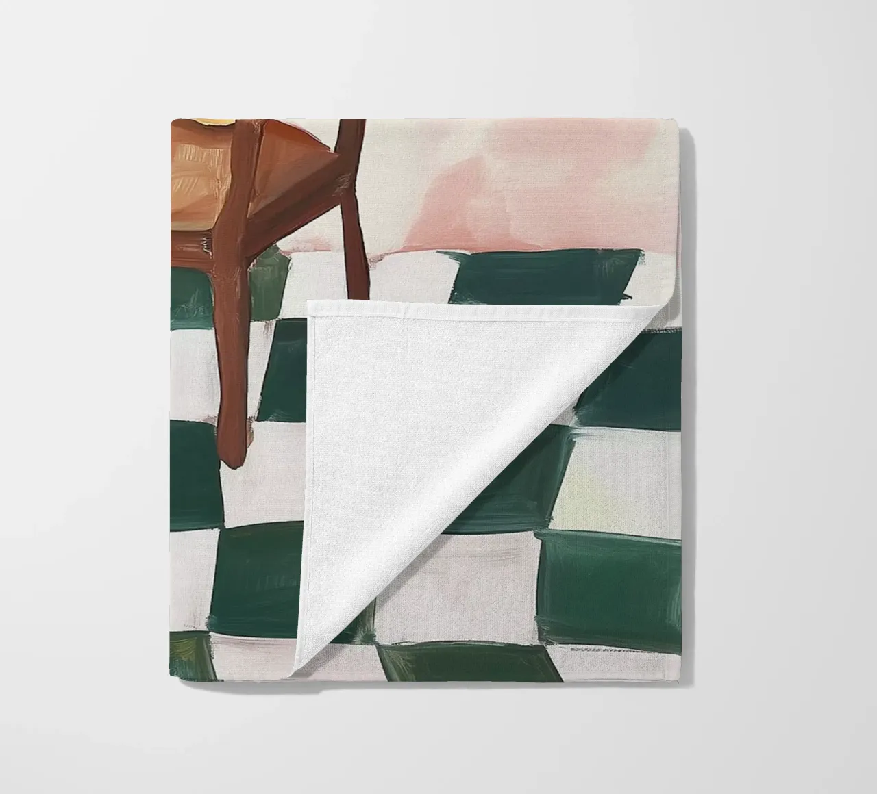 The Waiting Chair beach towel by BALIKA HOMES ART