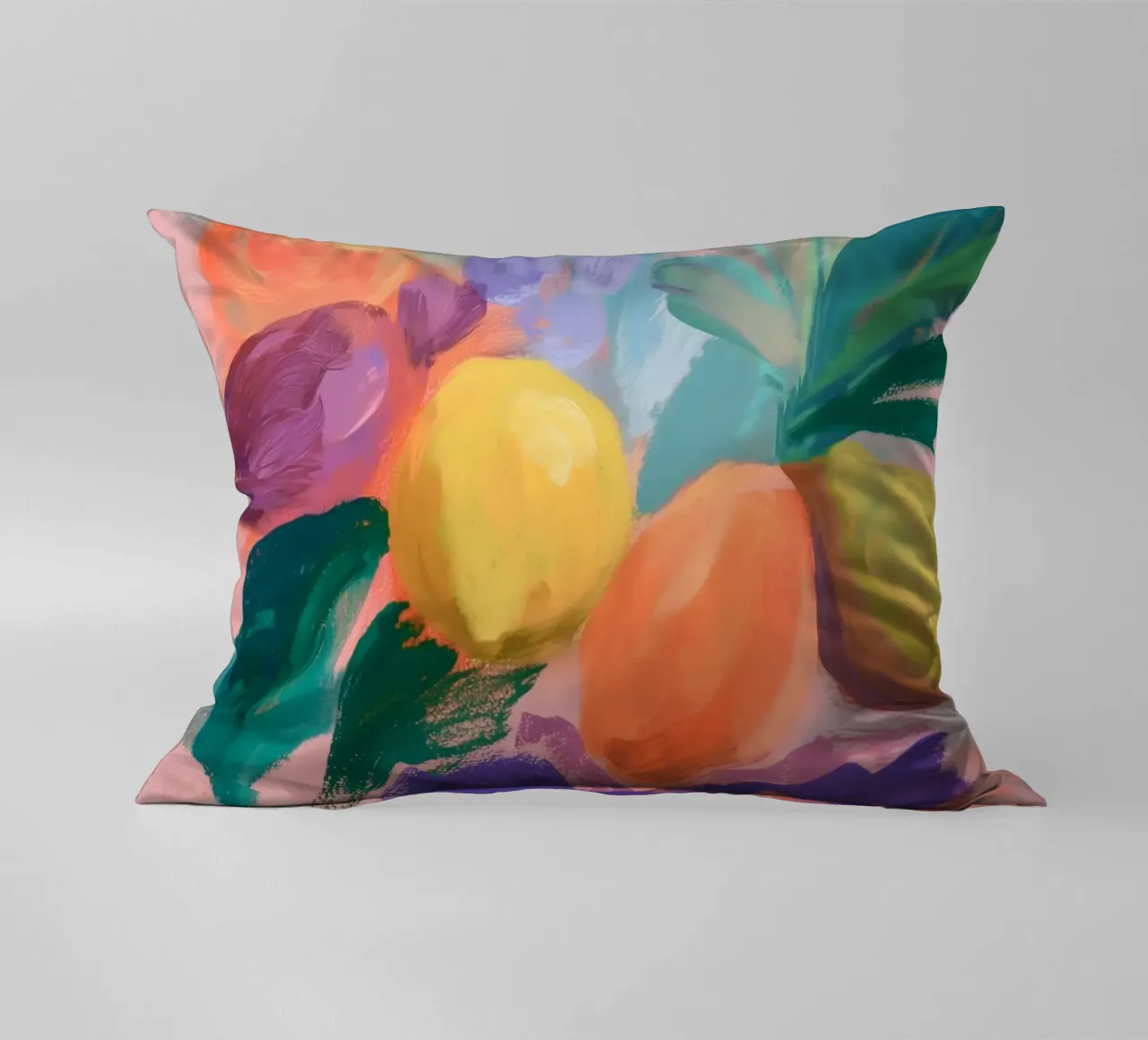 Fantasticherie sulla frutta botanica cuscino da Carina Pop & Pastell