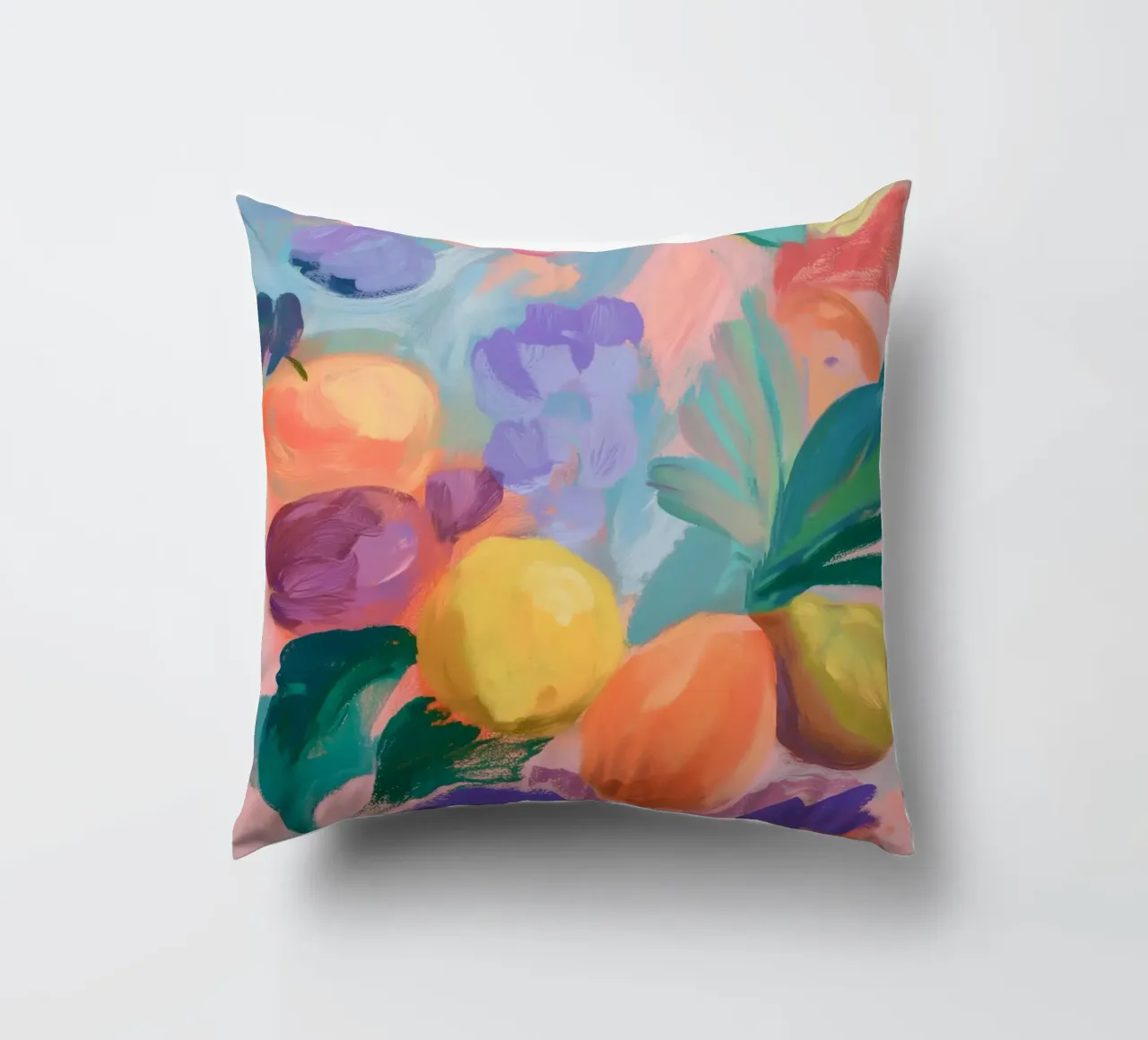 Fantasticherie sulla frutta botanica cuscino da Carina Pop & Pastell