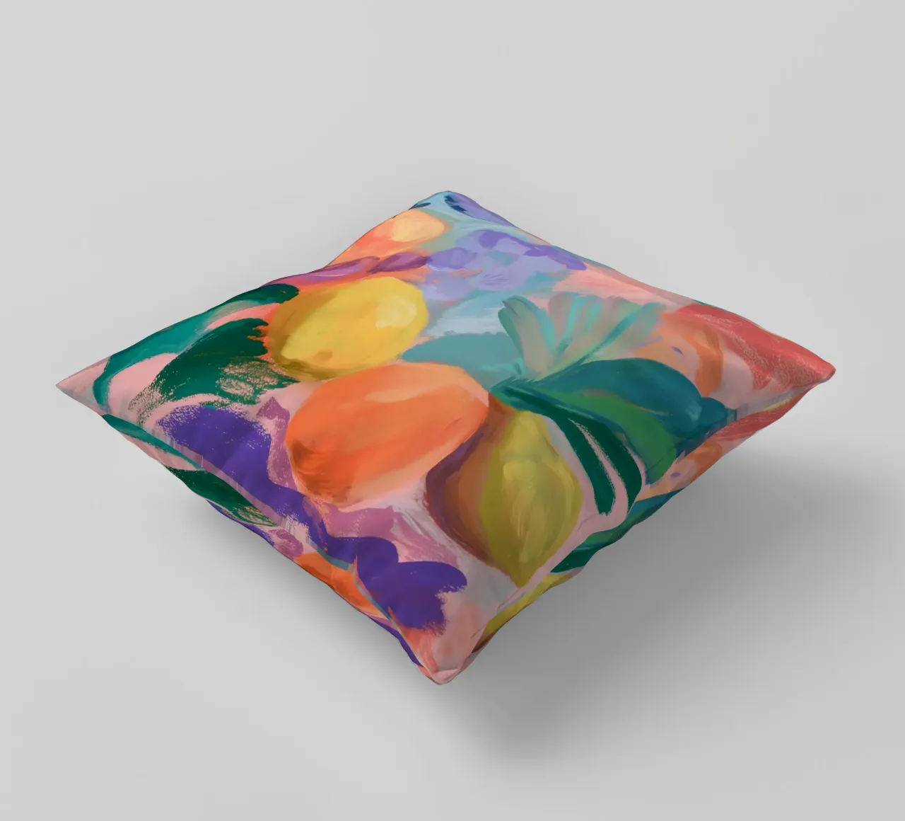 Fantasticherie sulla frutta botanica cuscino da Carina Pop & Pastell