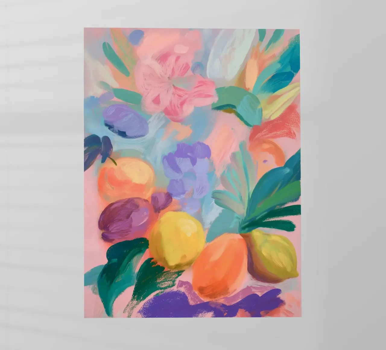 Fantasticherie sulla frutta botanica pellicola backlit da Carina Pop & Pastell