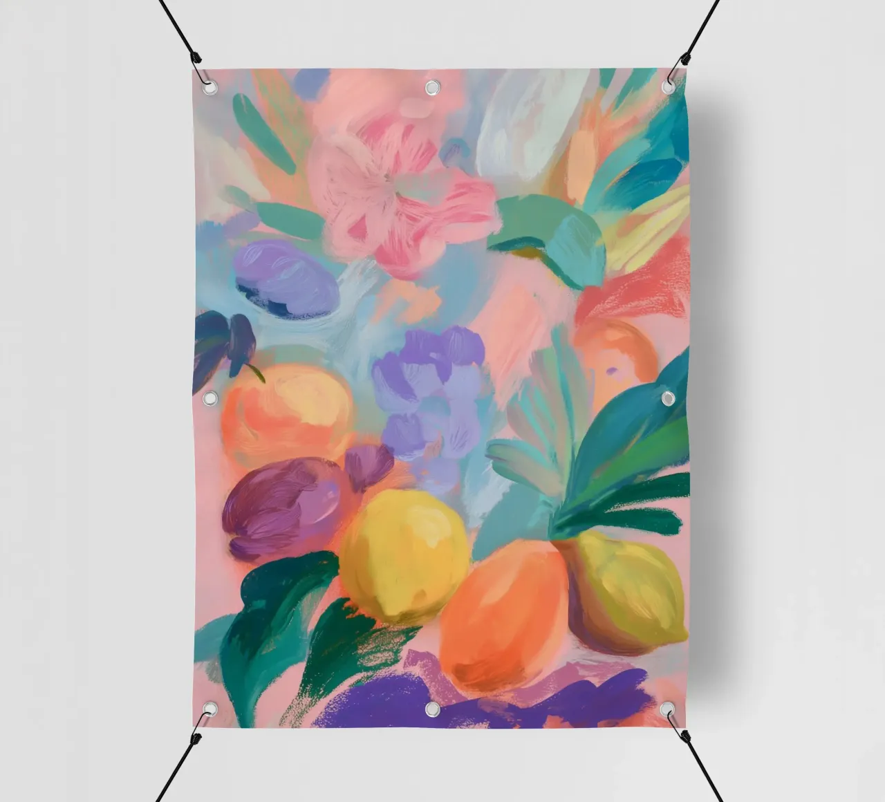 Fantasticherie sulla frutta botanica telo in pvc da Carina Pop & Pastell