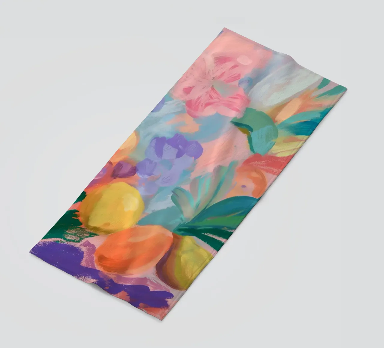 Fantasticherie sulla frutta botanica telo mare da Carina Pop & Pastell