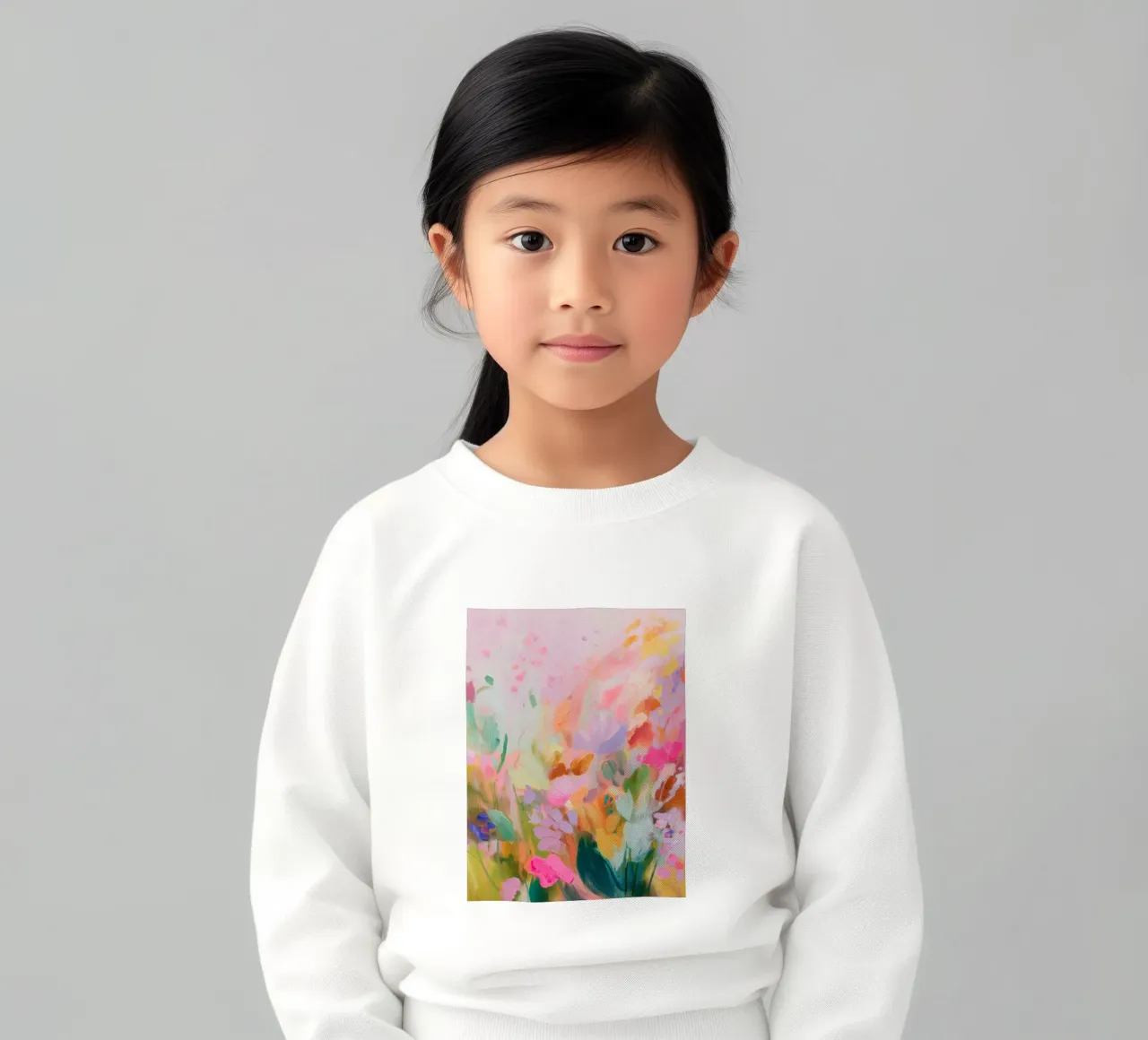 L'amore per i colori e le fioriture felpa bambino da Carina Pop & Pastell