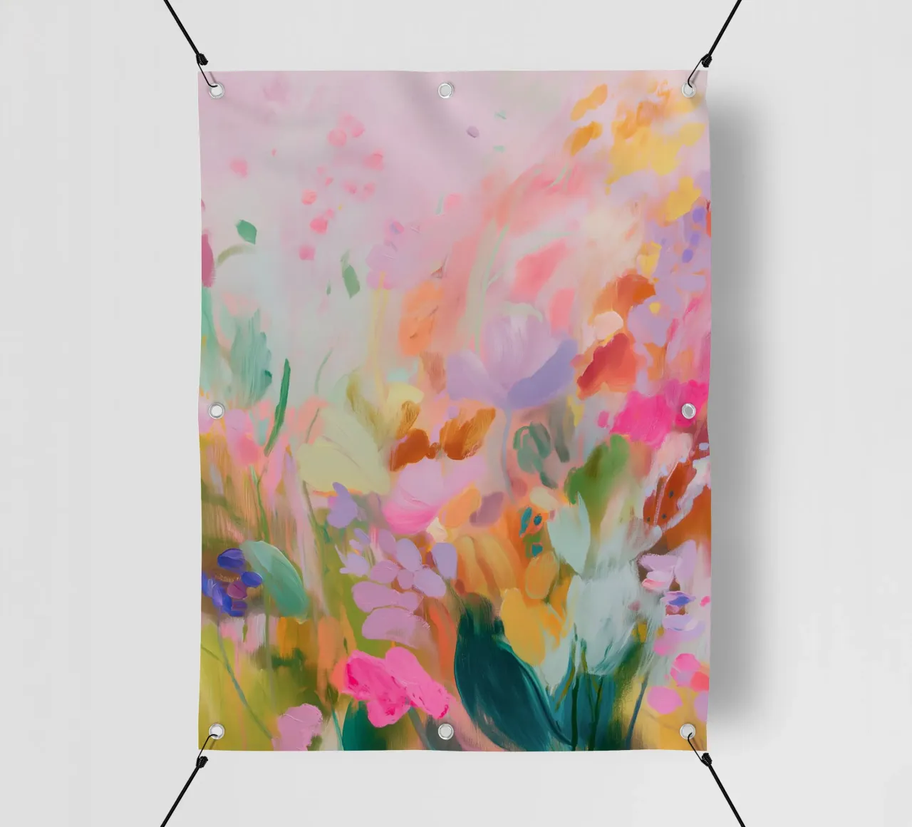 L'amore per i colori e le fioriture telo in pvc da Carina Pop & Pastell