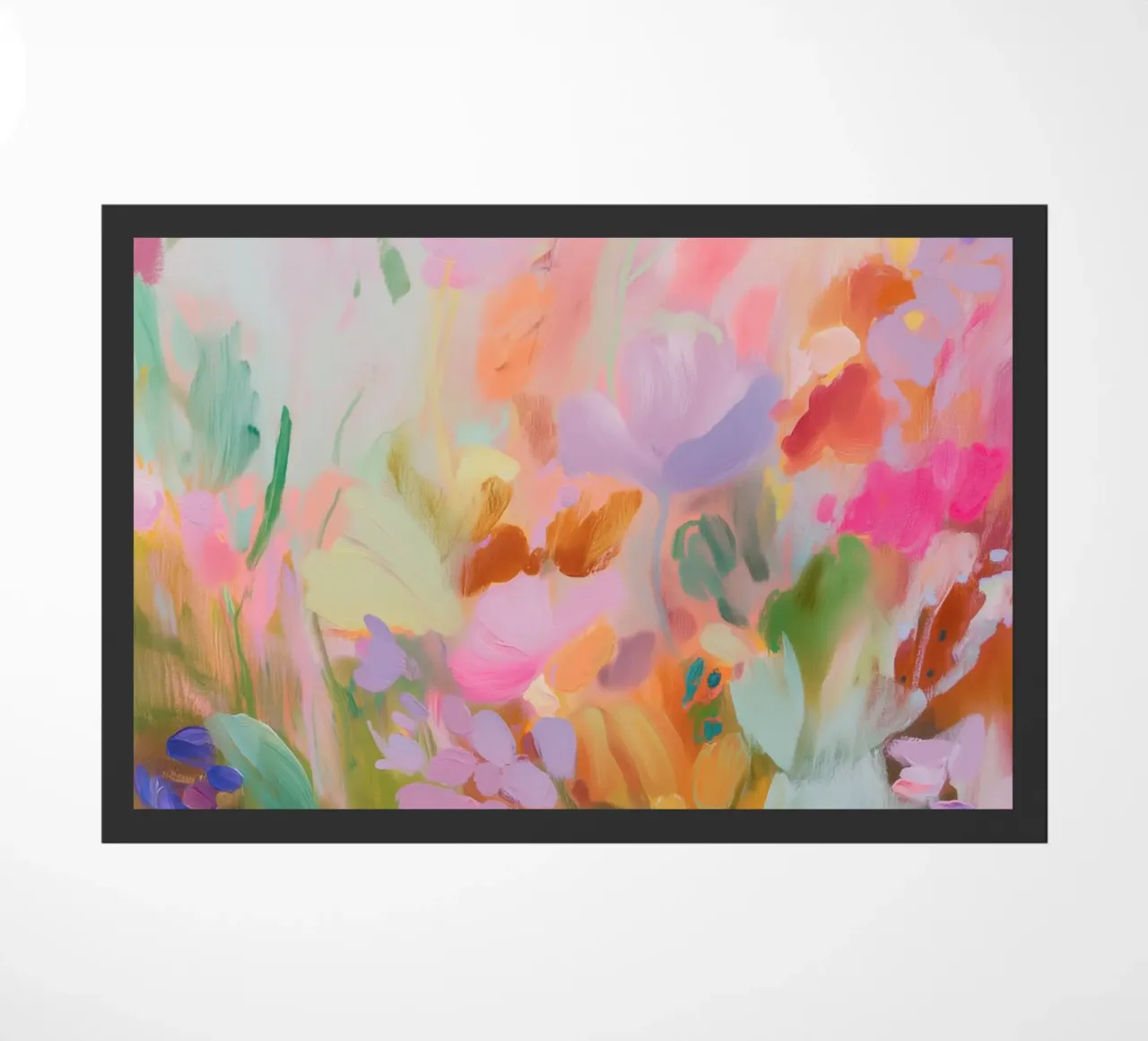L'amore per i colori e le fioriture zerbino da Carina Pop & Pastell