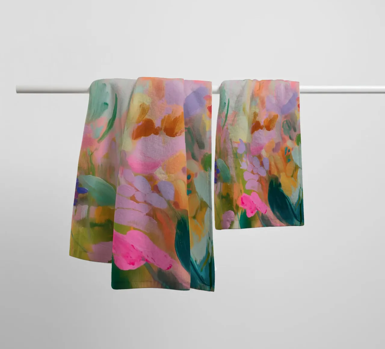 L'amore per i colori e le fioriture asciugamano da bagno da Carina Pop & Pastell