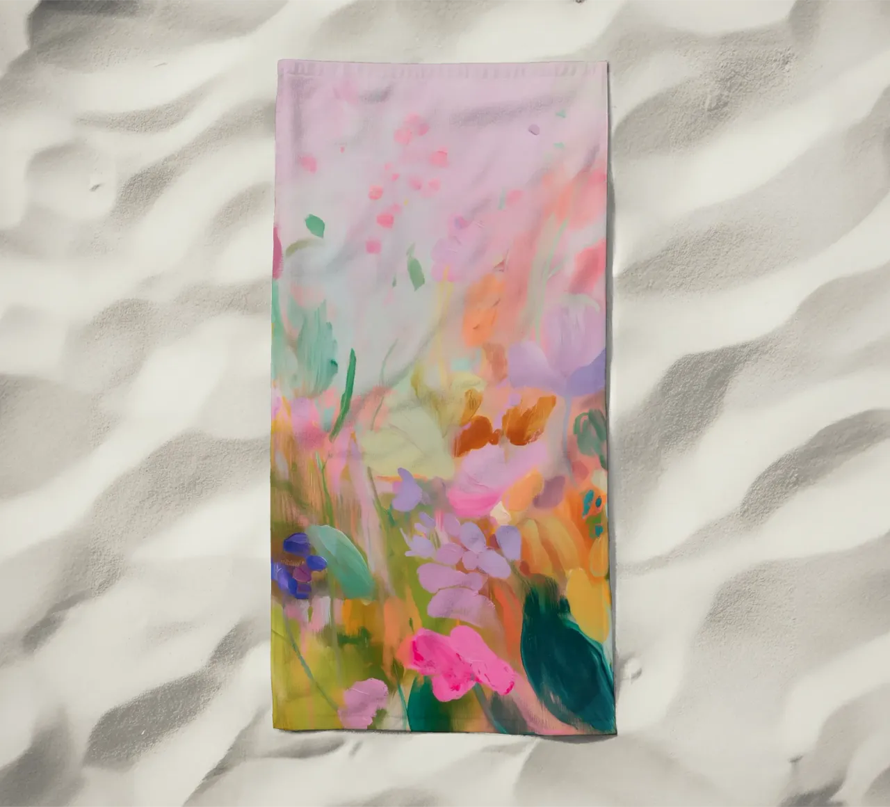 L'amore per i colori e le fioriture telo mare da Carina Pop & Pastell