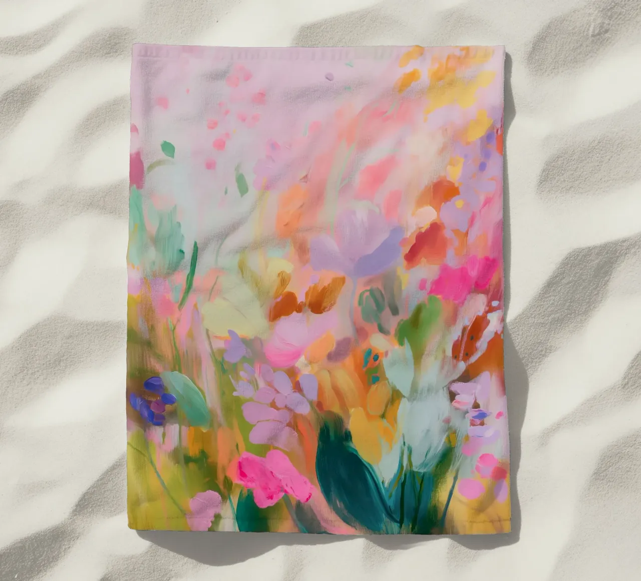L'amore per i colori e le fioriture telo mare da Carina Pop & Pastell
