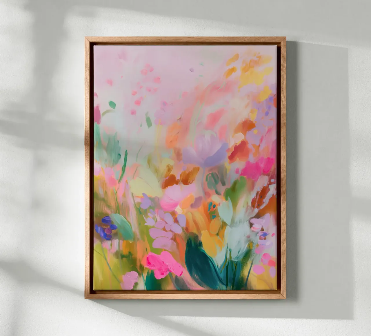 L'amore per i colori e le fioriture tela da Carina Pop & Pastell