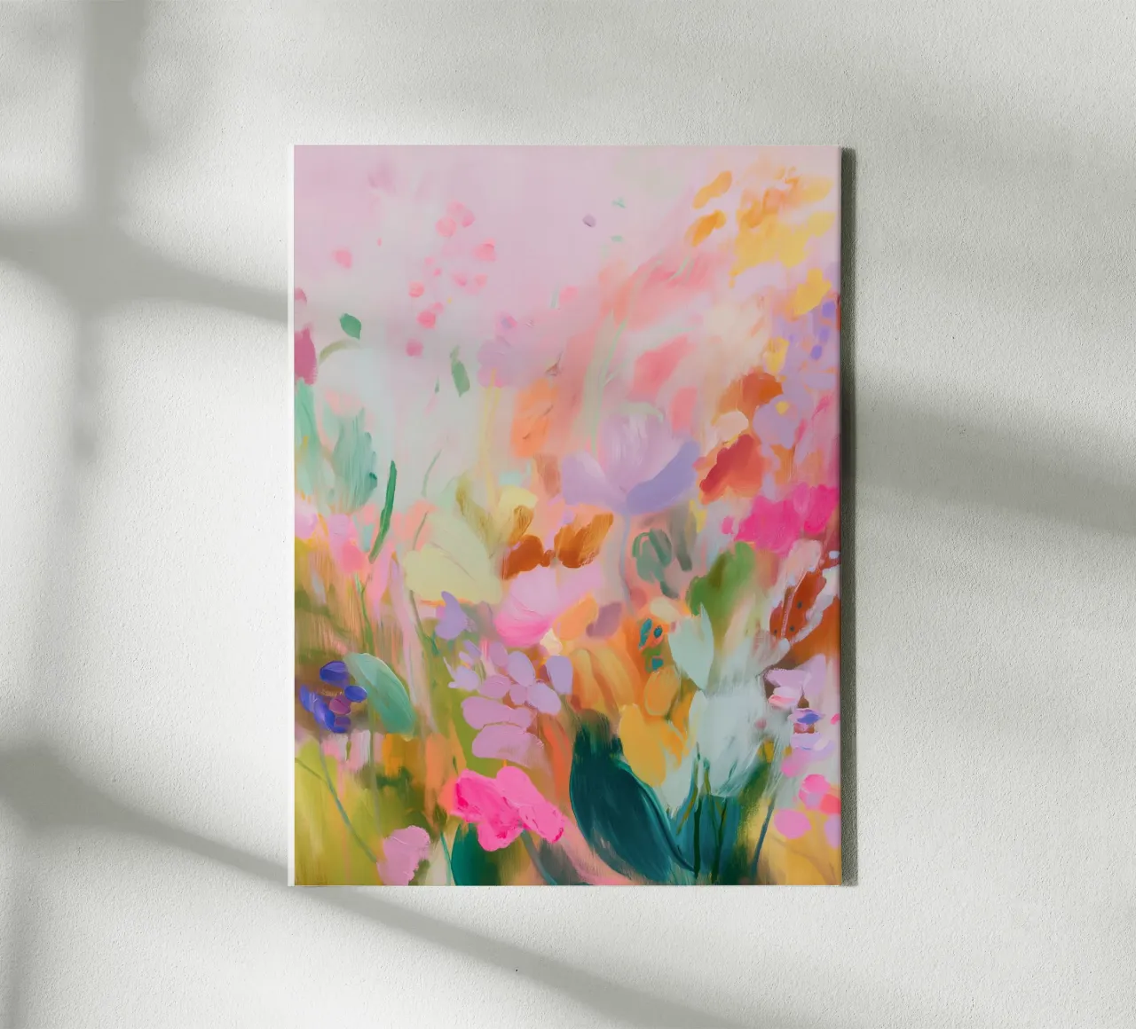 L'amore per i colori e le fioriture tela da Carina Pop & Pastell