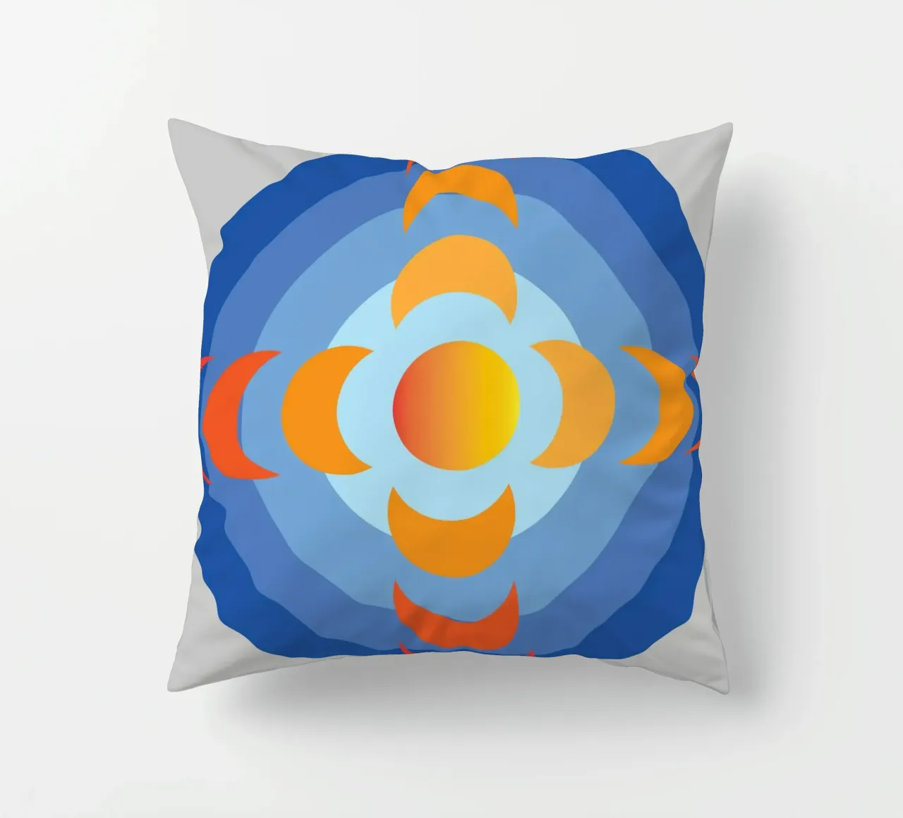sunlight view earth rotation imagination decorative cushion by xandrax