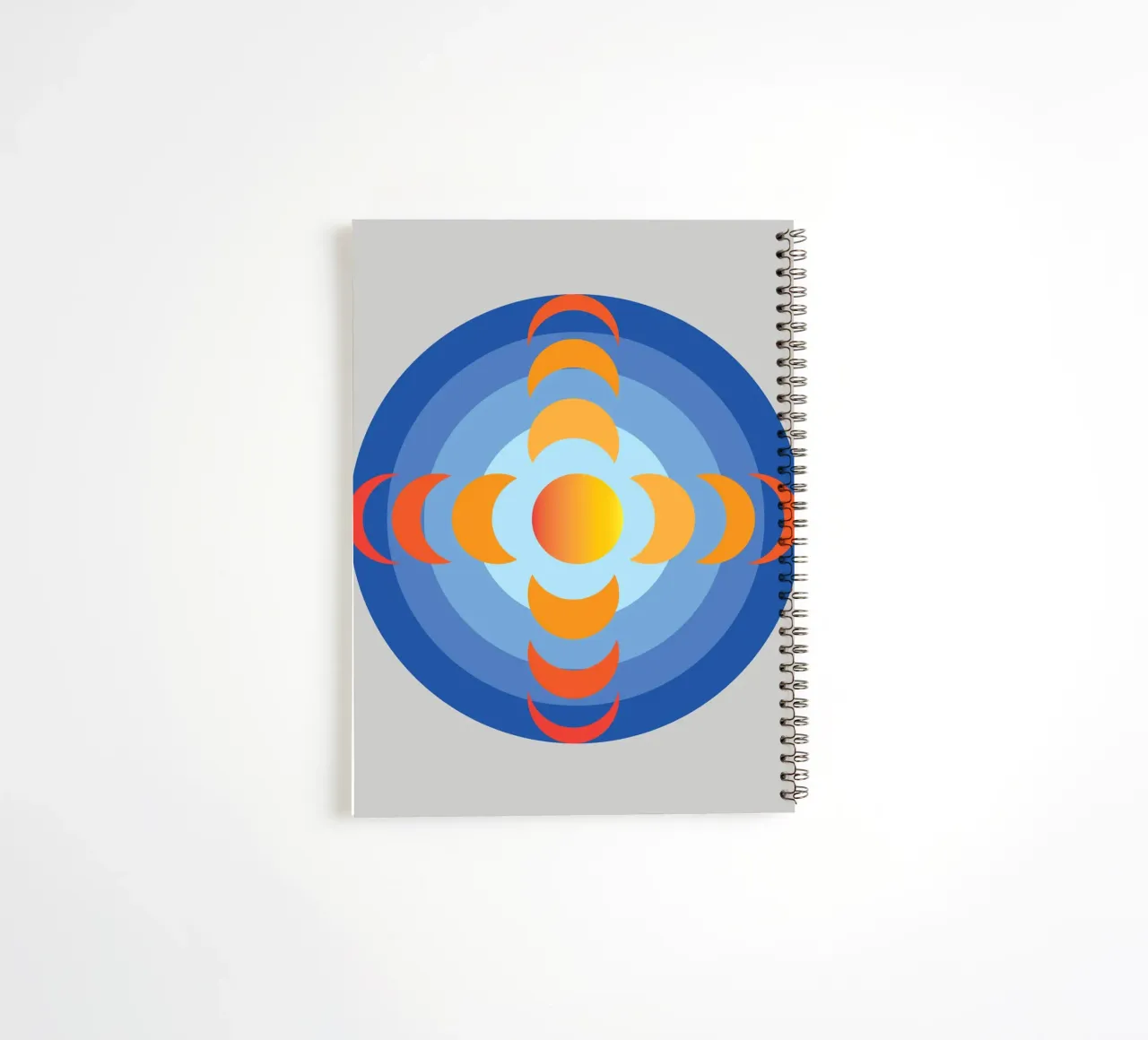 sunlight view earth rotation imagination spiral notebook by xandrax