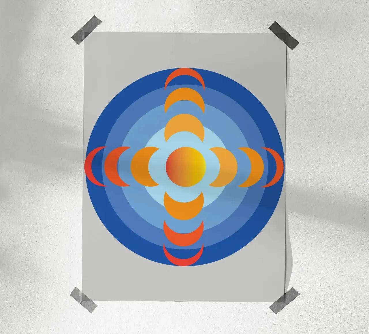 soleil vue rotation de la terre imagination poster de xandrax