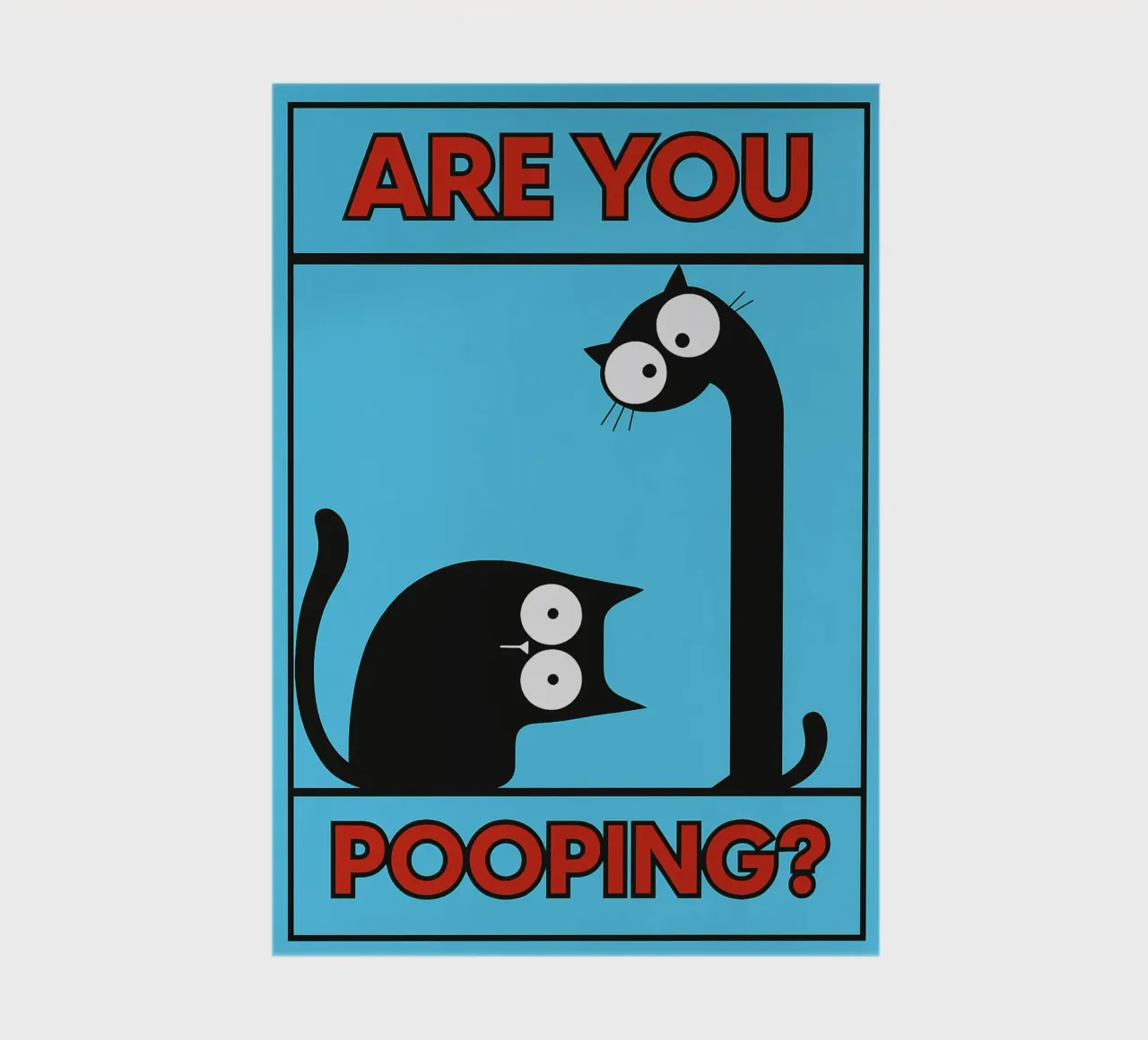 are you pooping funny cat notebook by xandrax