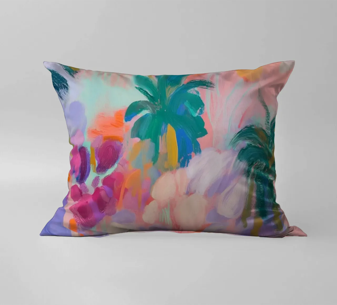 Poesia floreale con palme cuscino da Carina Pop & Pastell