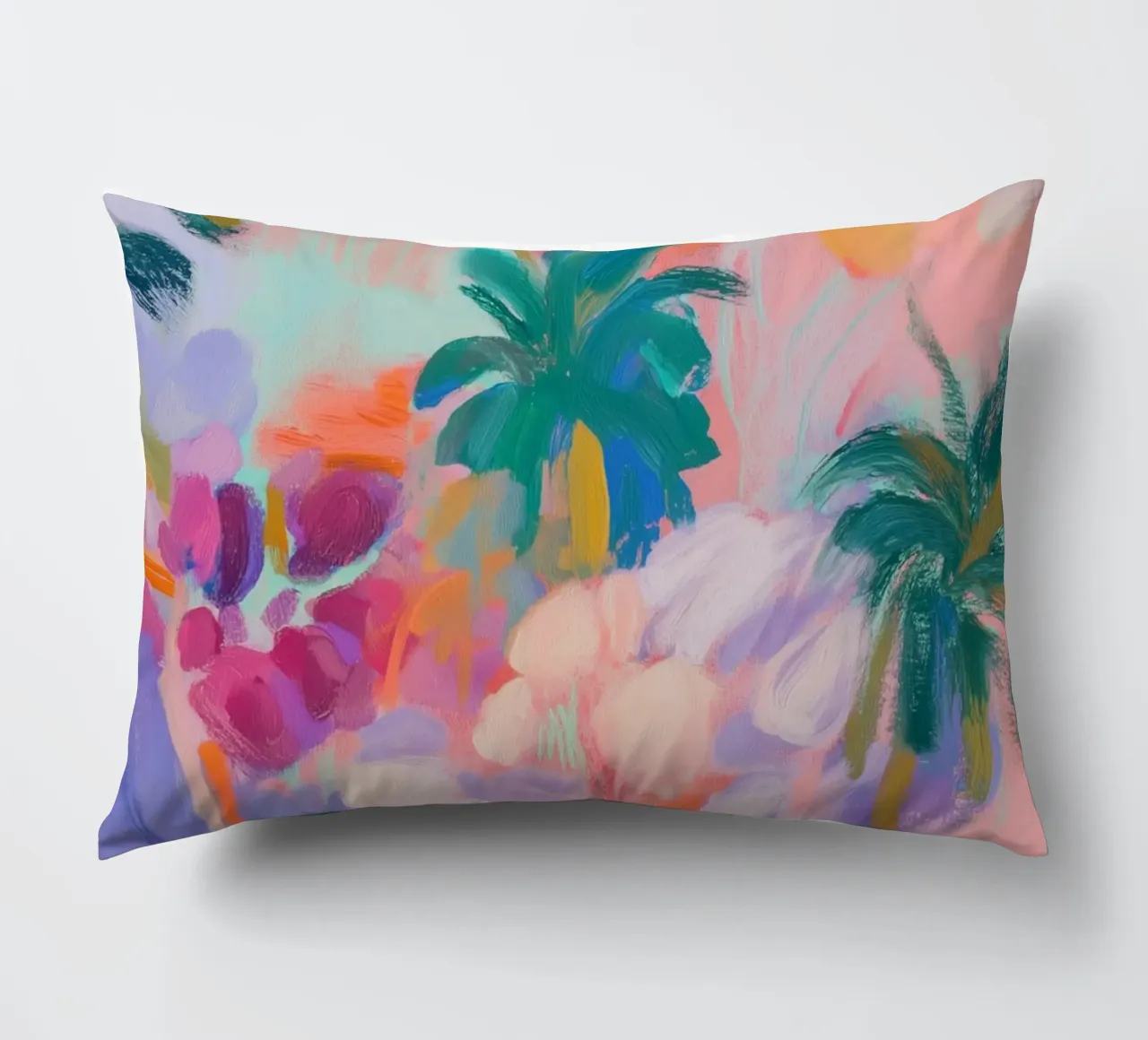Poesia floreale con palme cuscino da Carina Pop & Pastell