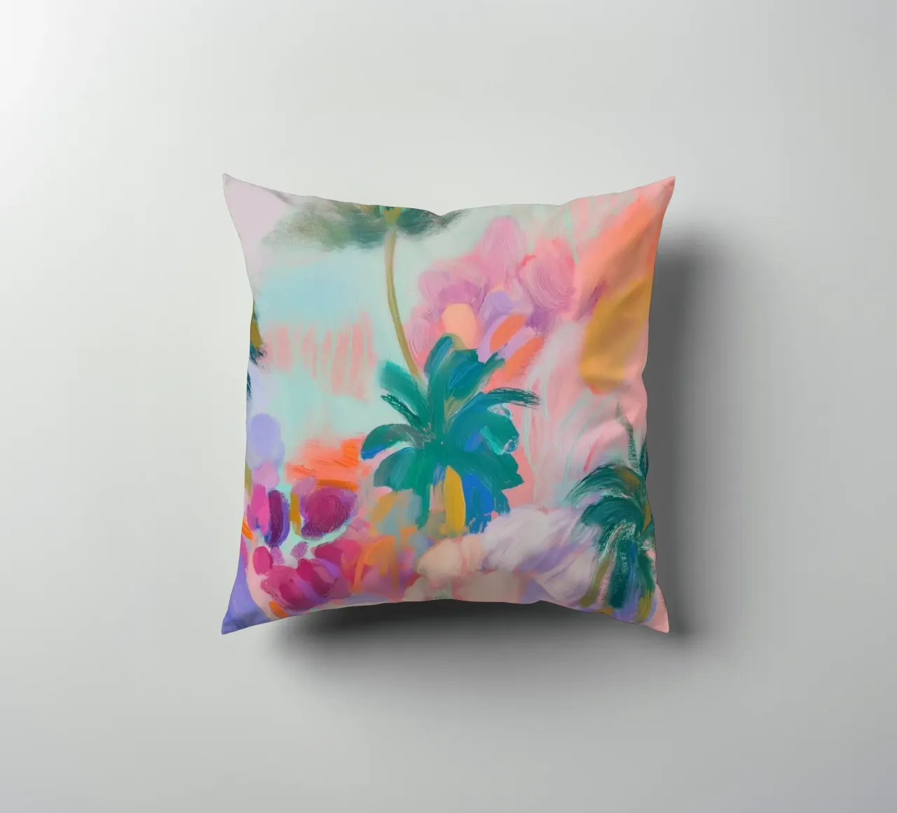 Poesia floreale con palme cuscino da Carina Pop & Pastell