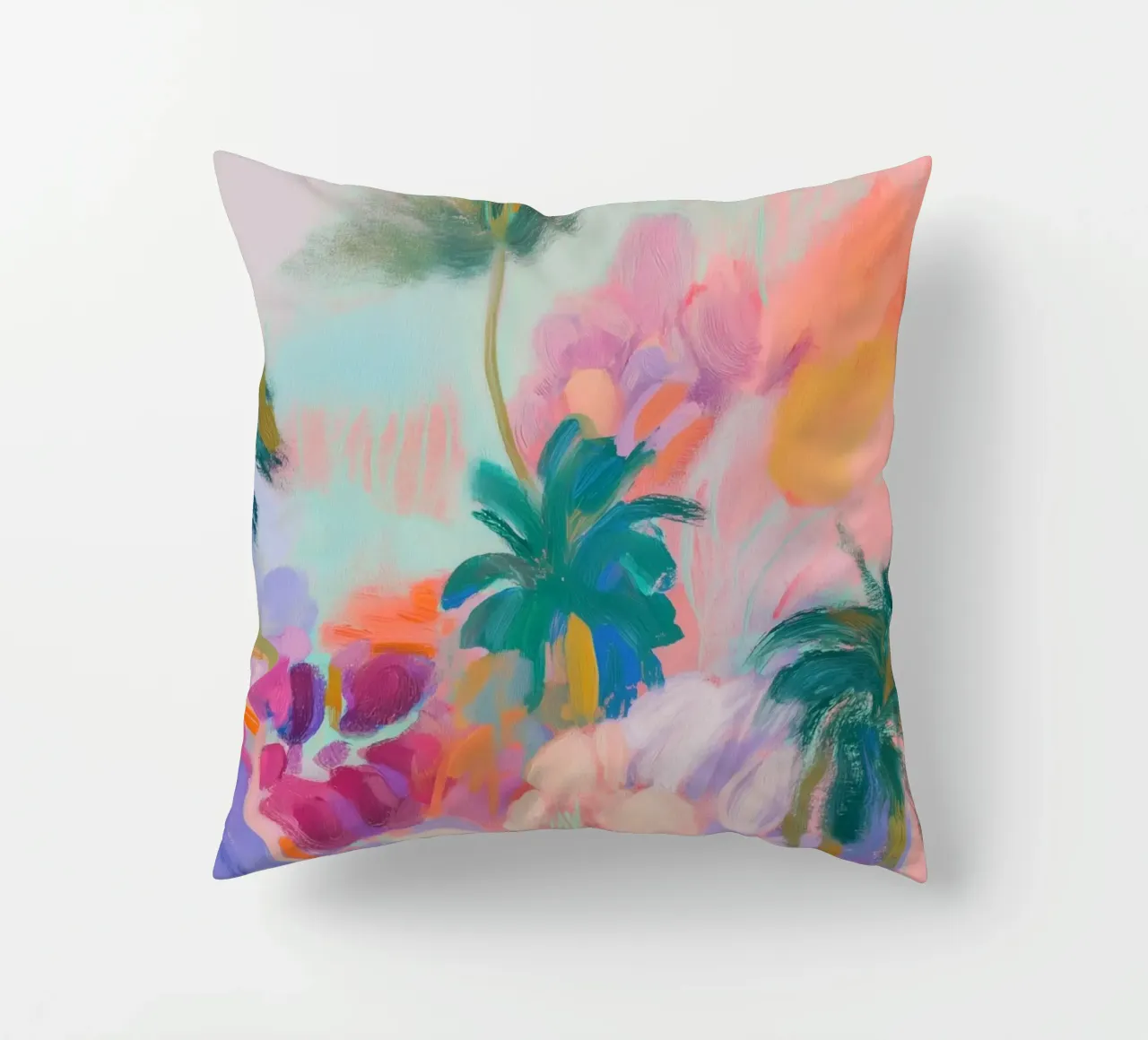 Poesia floreale con palme cuscino da Carina Pop & Pastell