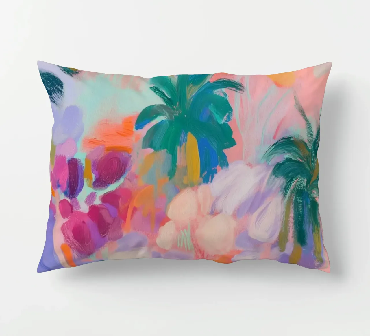 Poesia floreale con palme cuscino da Carina Pop & Pastell