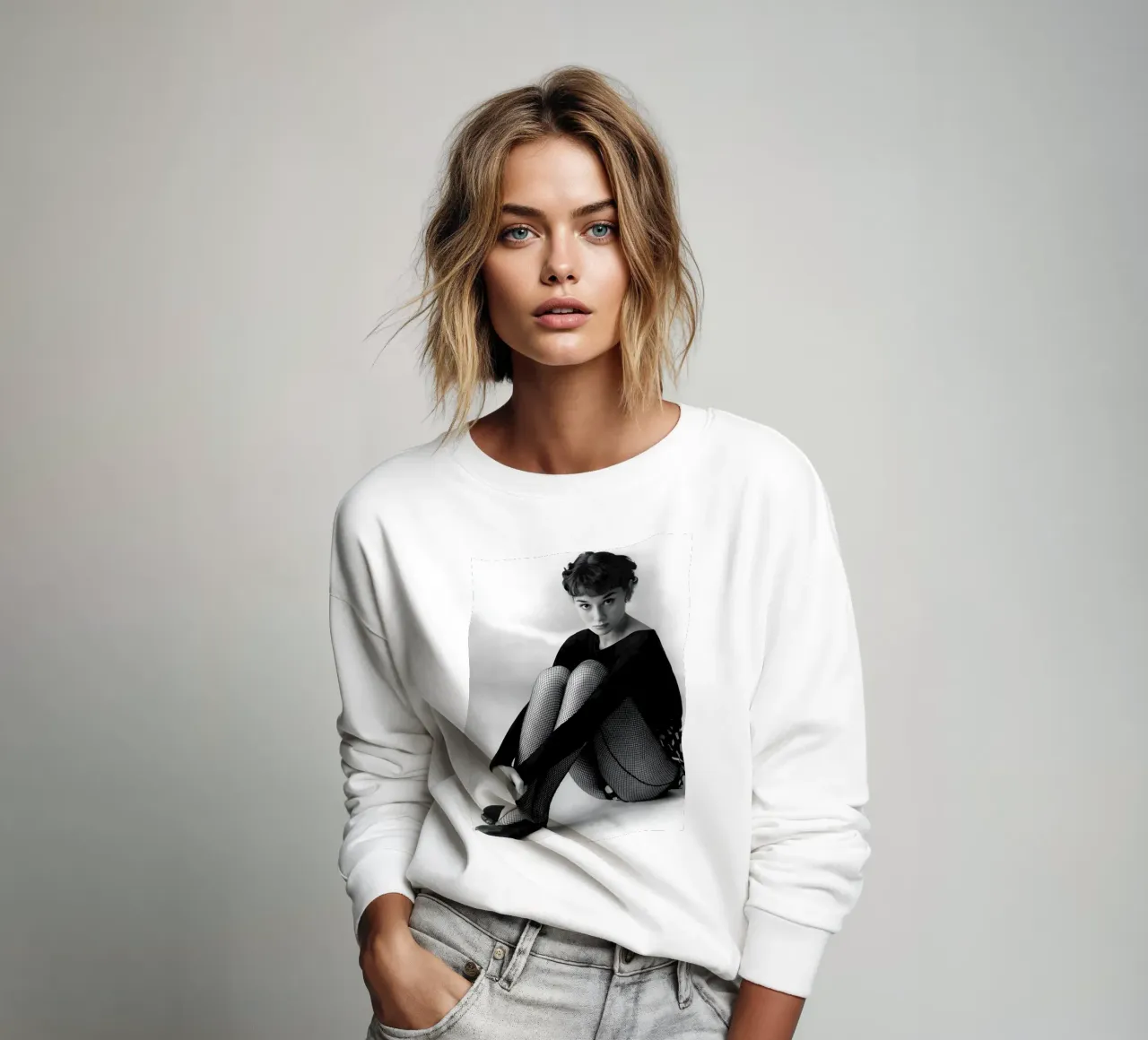 Audrey Hepburn: La bailarina sudadera de Galery Vintage