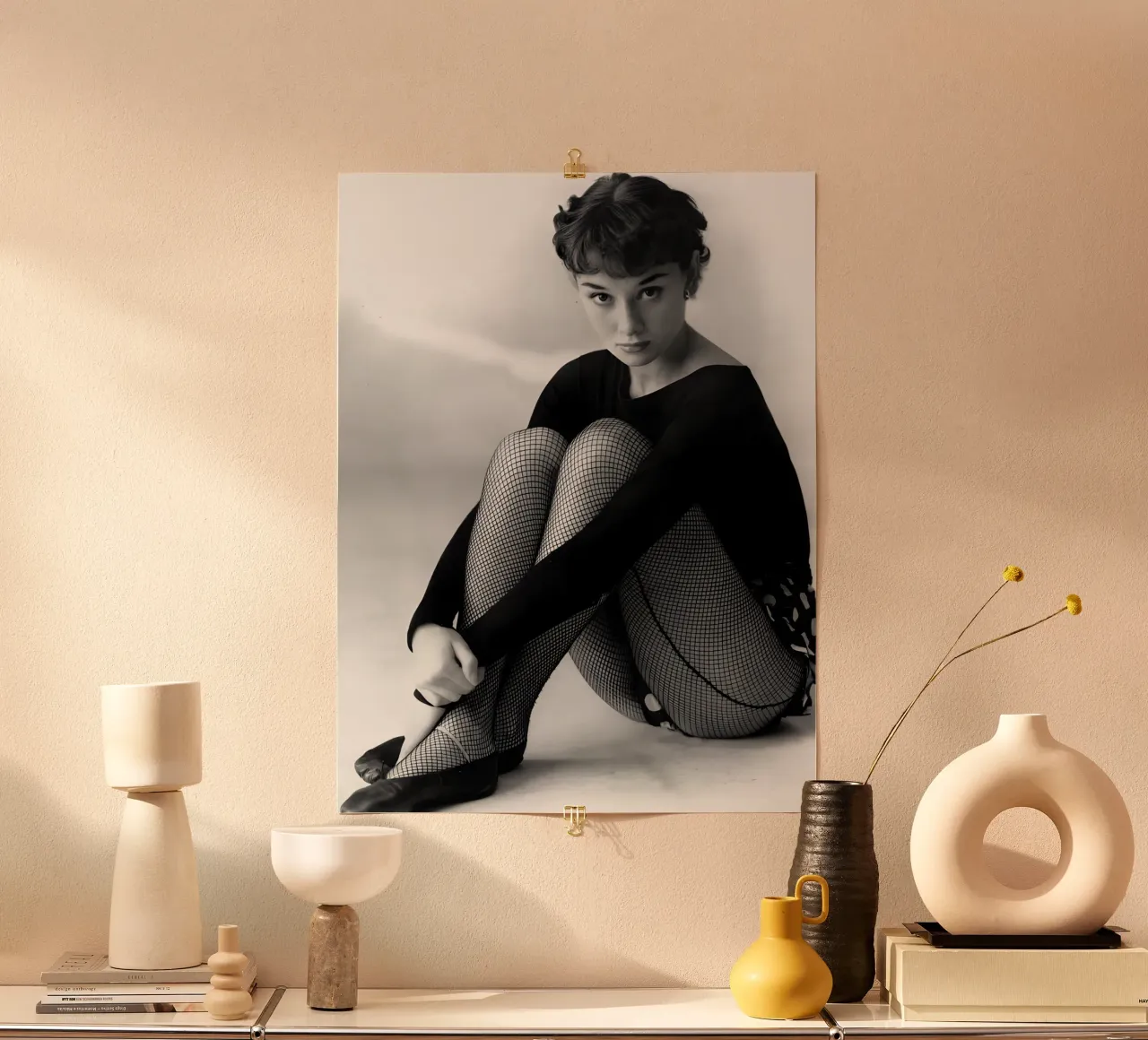 Audrey Hepburn: La ballerina carta hahnemühle da Galery Vintage