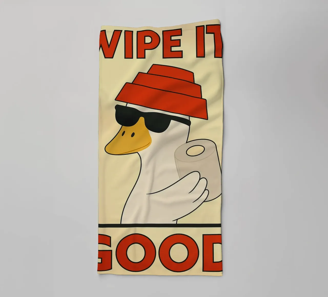 wipe it good funny duck towel by xandrax