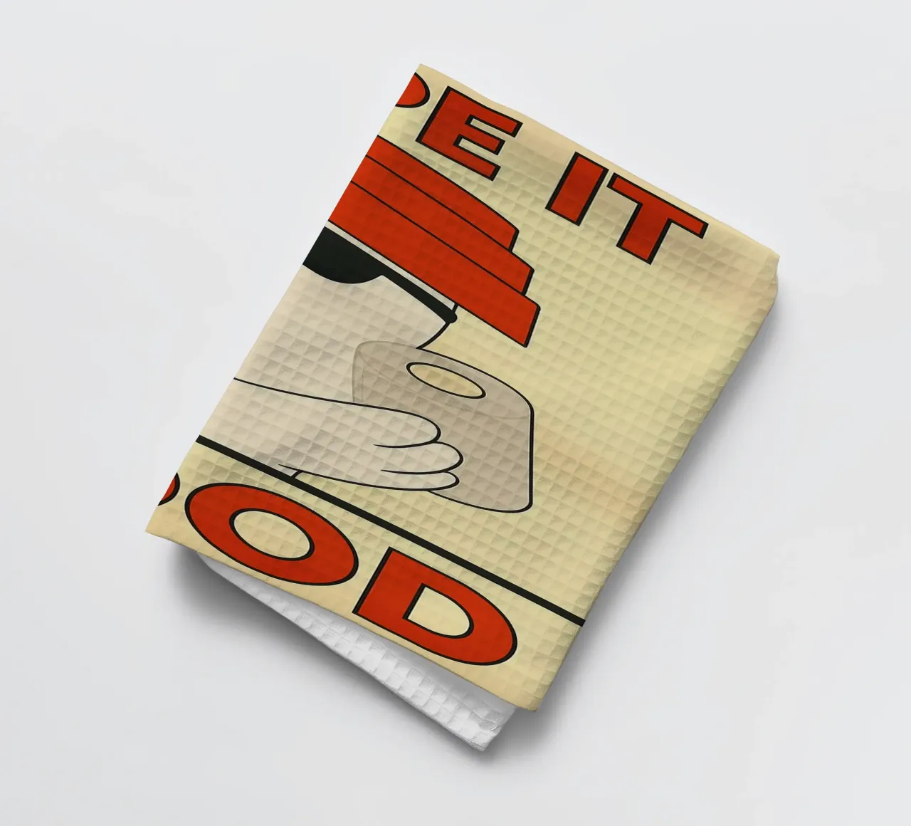 wipe it good funny duck tea towel by xandrax