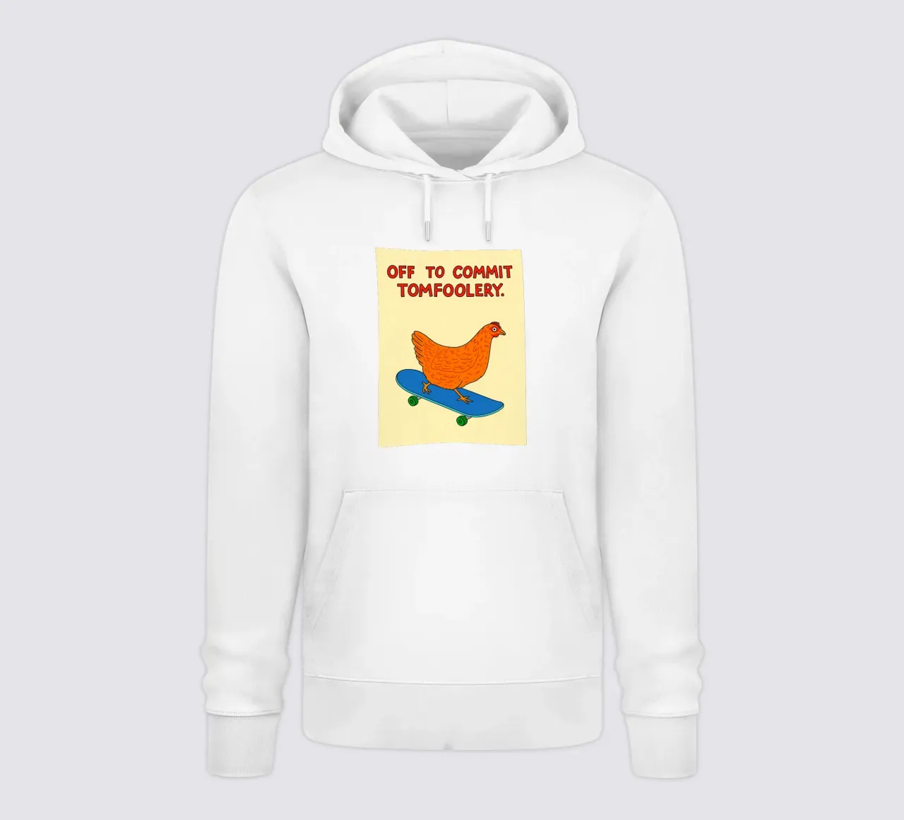 aller commettre des bêtises - drôle de poule sweat à capuche de xandrax