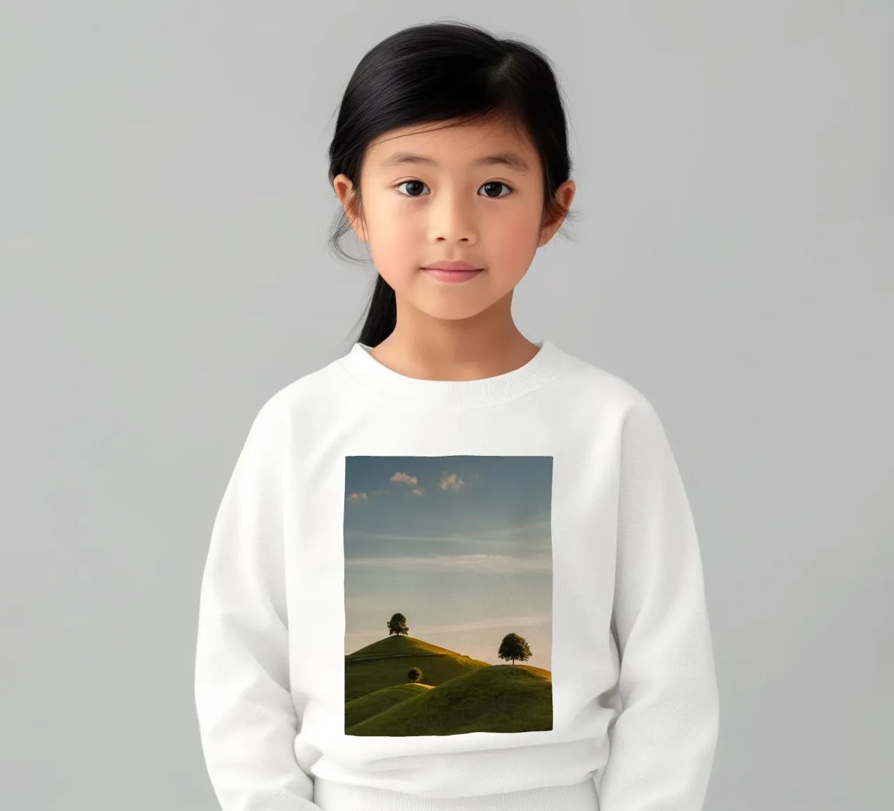 Tres Sunset Hills sudadera para niño de Marcel Bisig