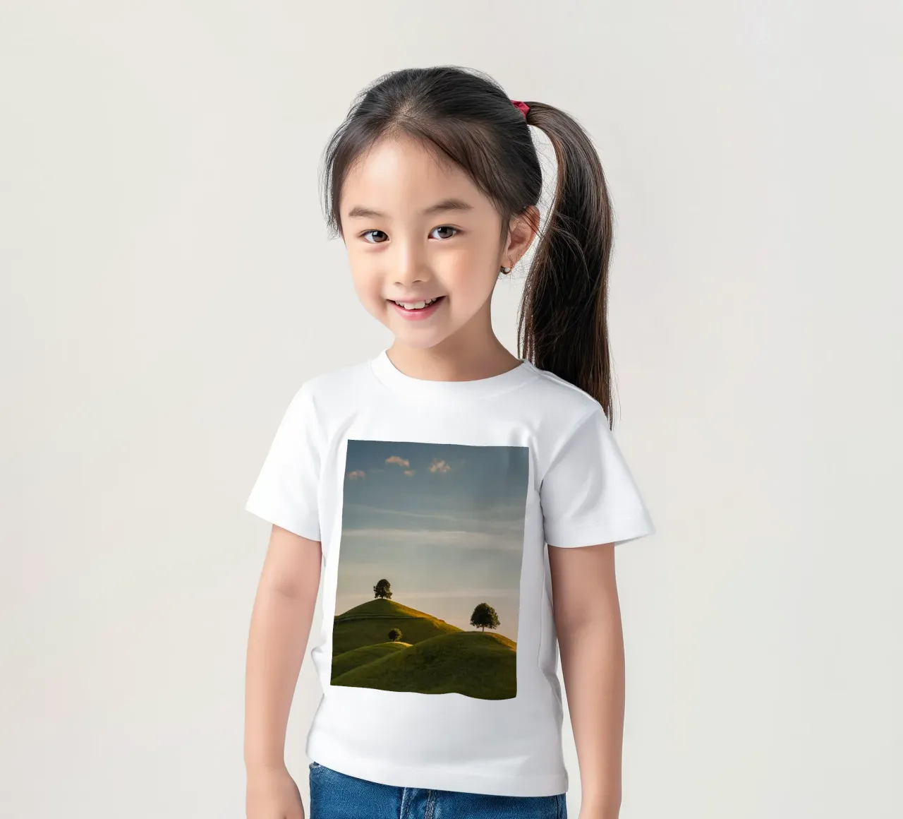 Three Sunset Hills kids t-shirt by Marcel Bisig