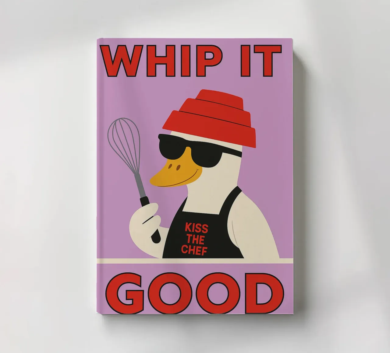 whip it good funny duck notebook by xandrax