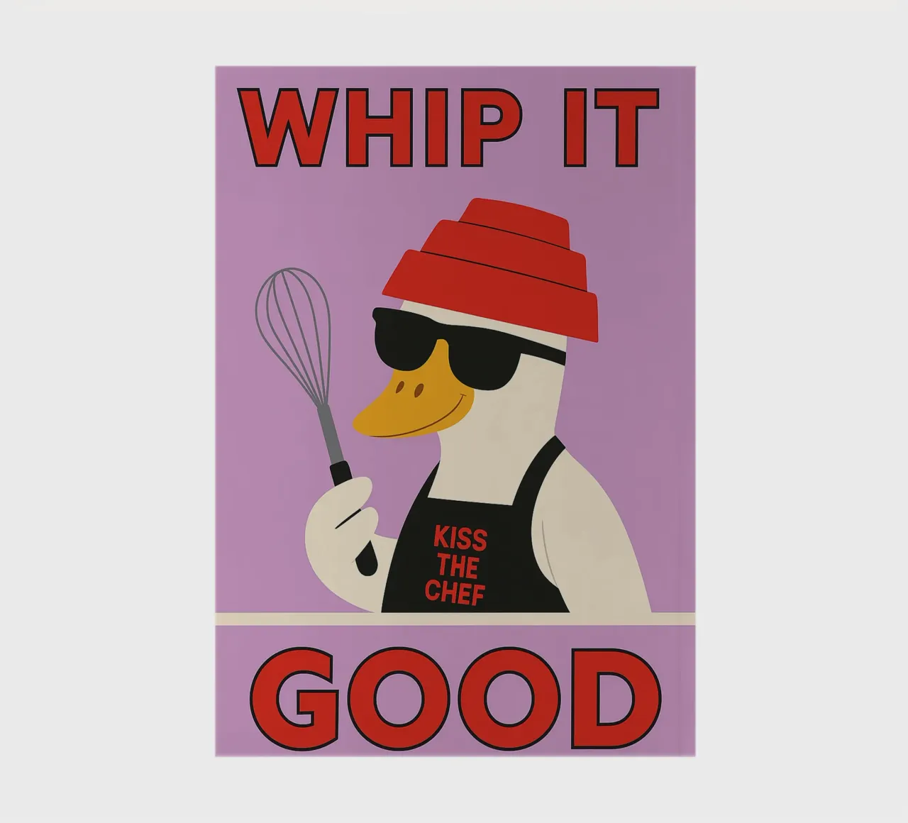 whip it good funny duck notebook by xandrax