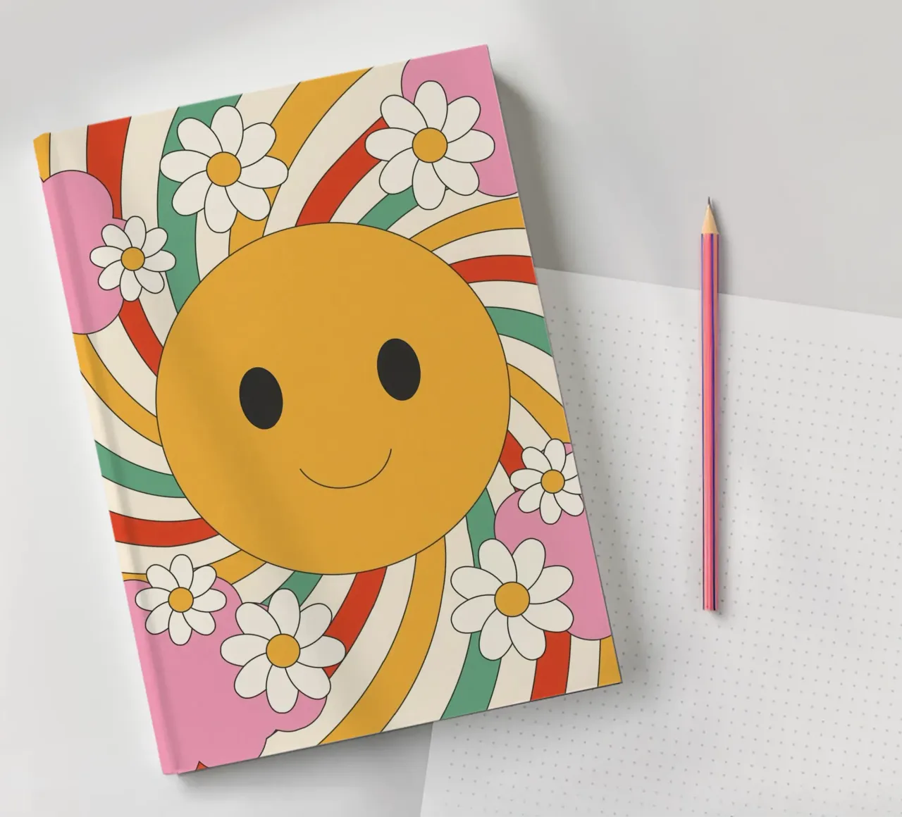 Happy Vibes notebook by Panait Ivascu