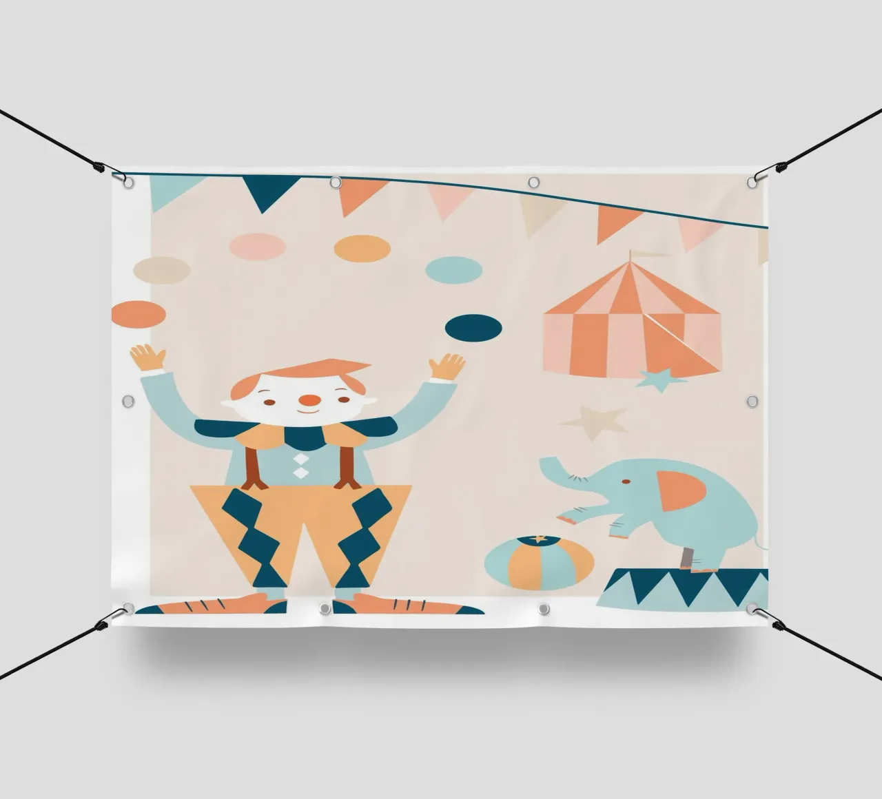Piccolo circo telo in pvc da Panait Ivascu