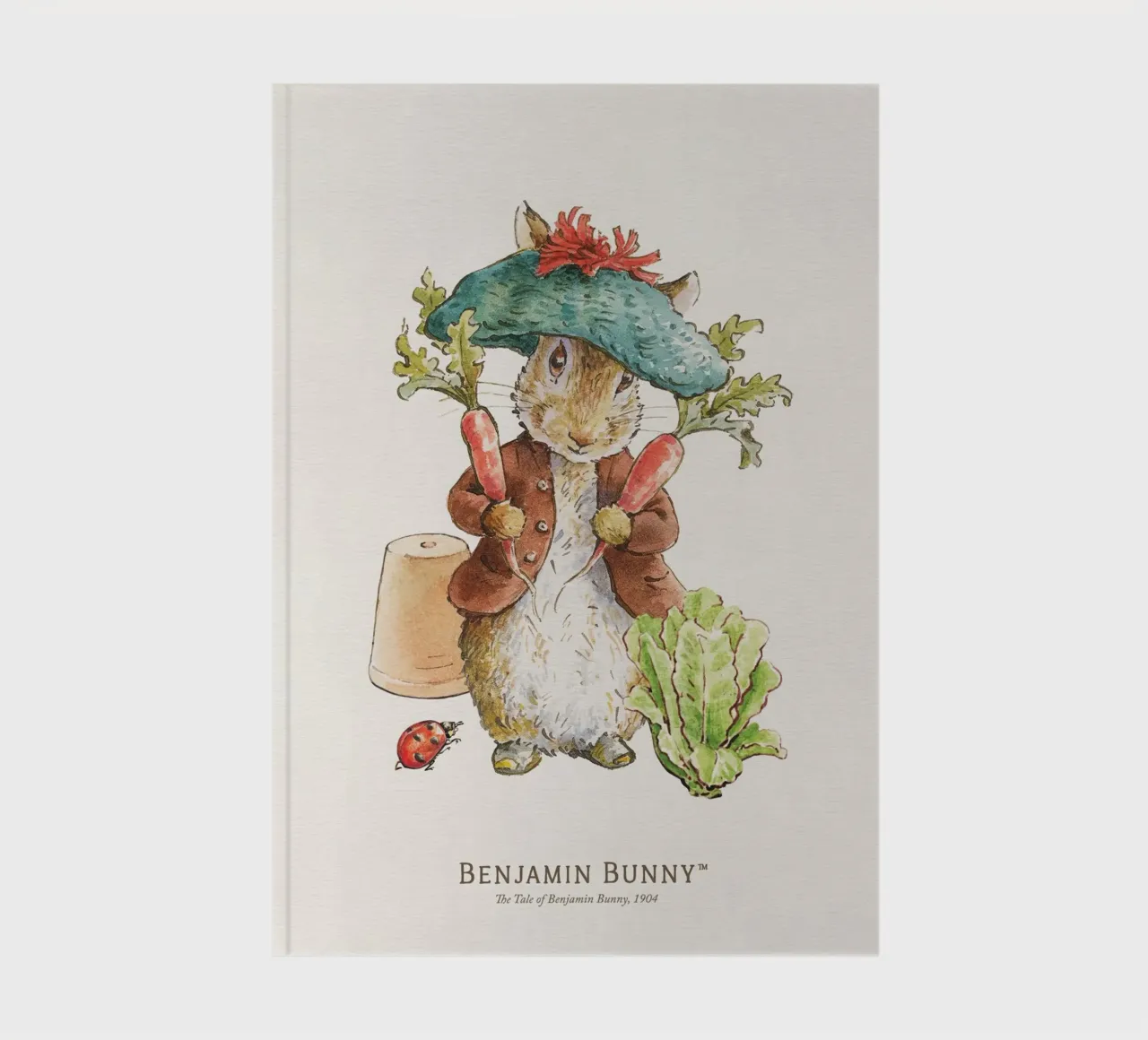 Peter Rabbit - Benjamin Bunny Illustration notebook by Panait Ivascu