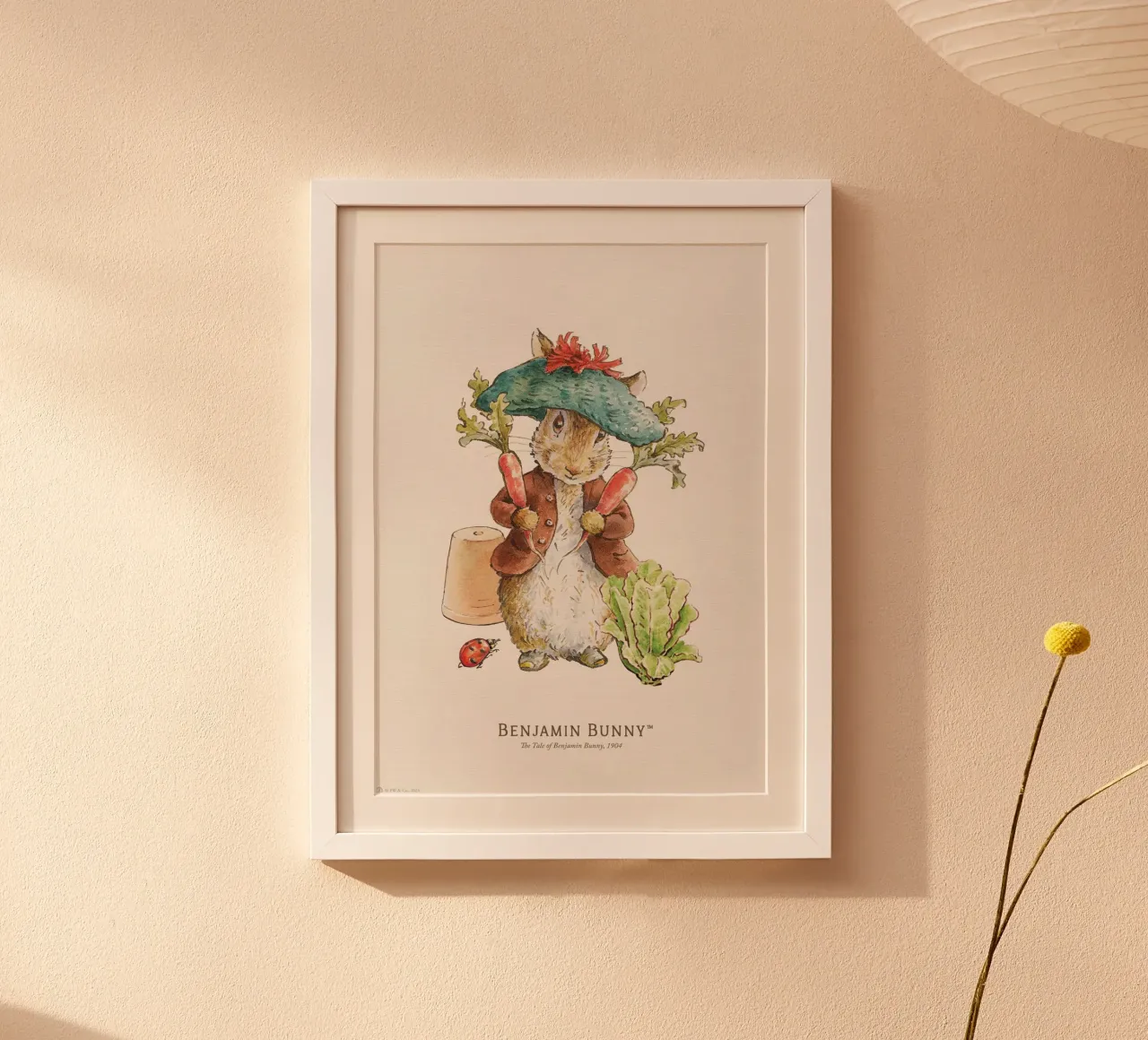 Peter Rabbit - Illustrazione di Benjamin Bunny poster da Panait Ivascu