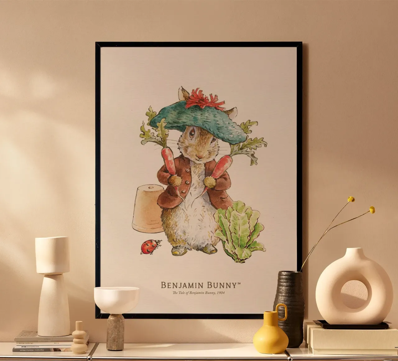 Peter Rabbit - Illustrazione di Benjamin Bunny poster da Panait Ivascu