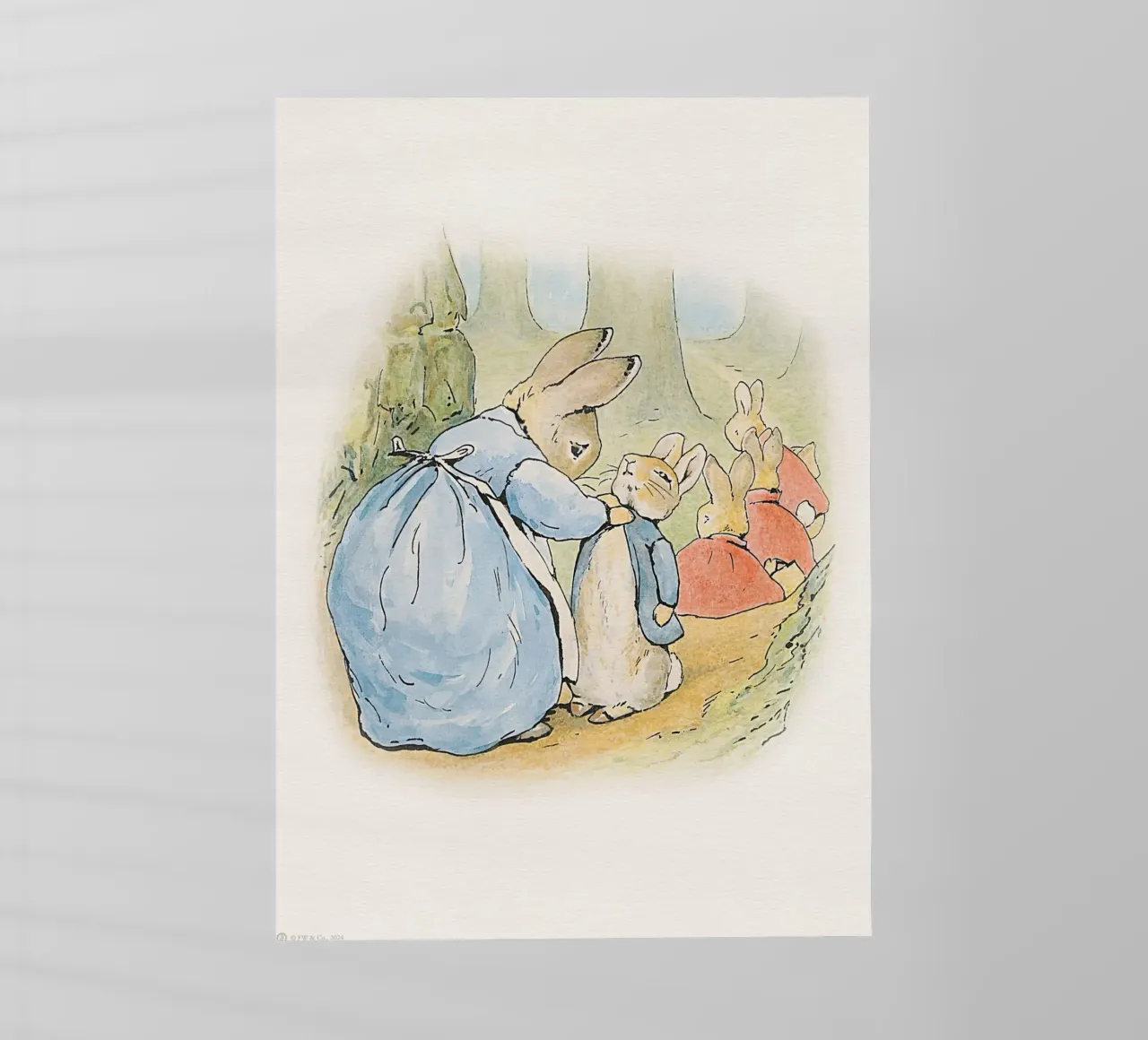 Peter Rabbit und seine Freunde Nr. 3 Backlit Folie von Panait Ivascu