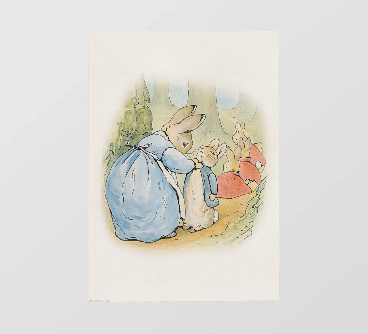 Peter Rabbit e i suoi amici n. 3 telo in pvc da Panait Ivascu