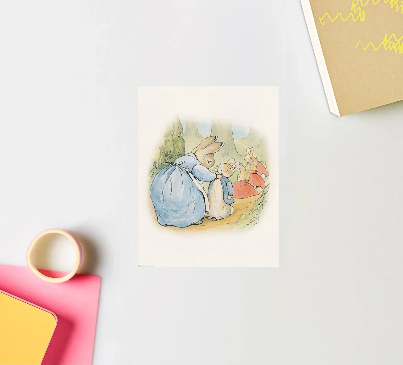 Peter Rabbit y sus amigos nº 3 pegatina de Panait Ivascu