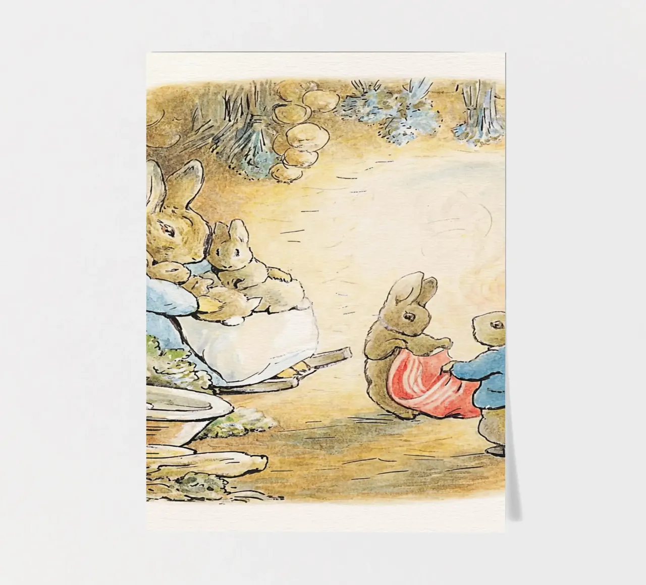 Peter Rabbit e i suoi amici n. 4 foglio adesivo da Panait Ivascu