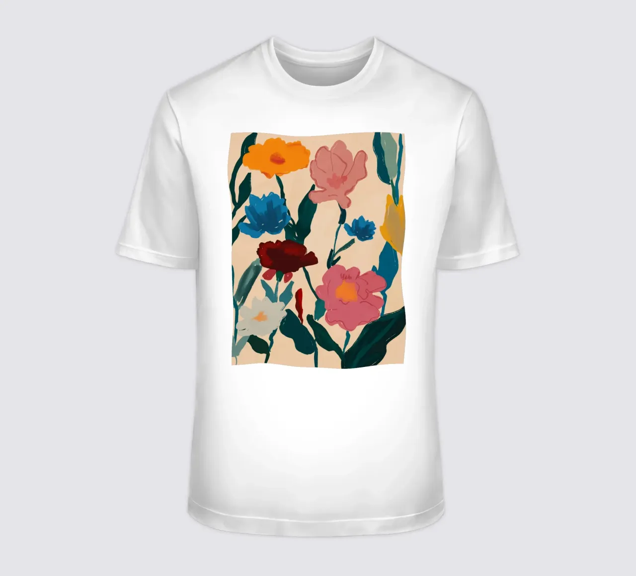 Fioritura a colori t-shirt da M.A.Z.U.N.
